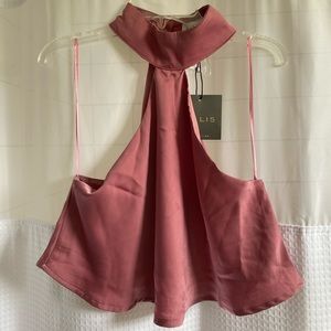 Pink halter top NWT